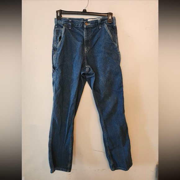 Carhartt Other - Carhartt Jeans Mens 30x32 Blue Denim Pants Work Dungaree Relaxed Fit 381-83